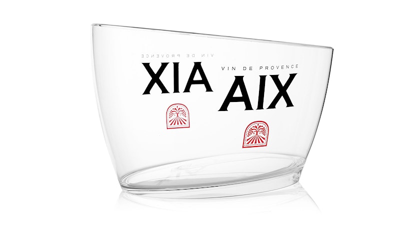 AIX Rosé Ice bucket large oval 150 cl and 300cl